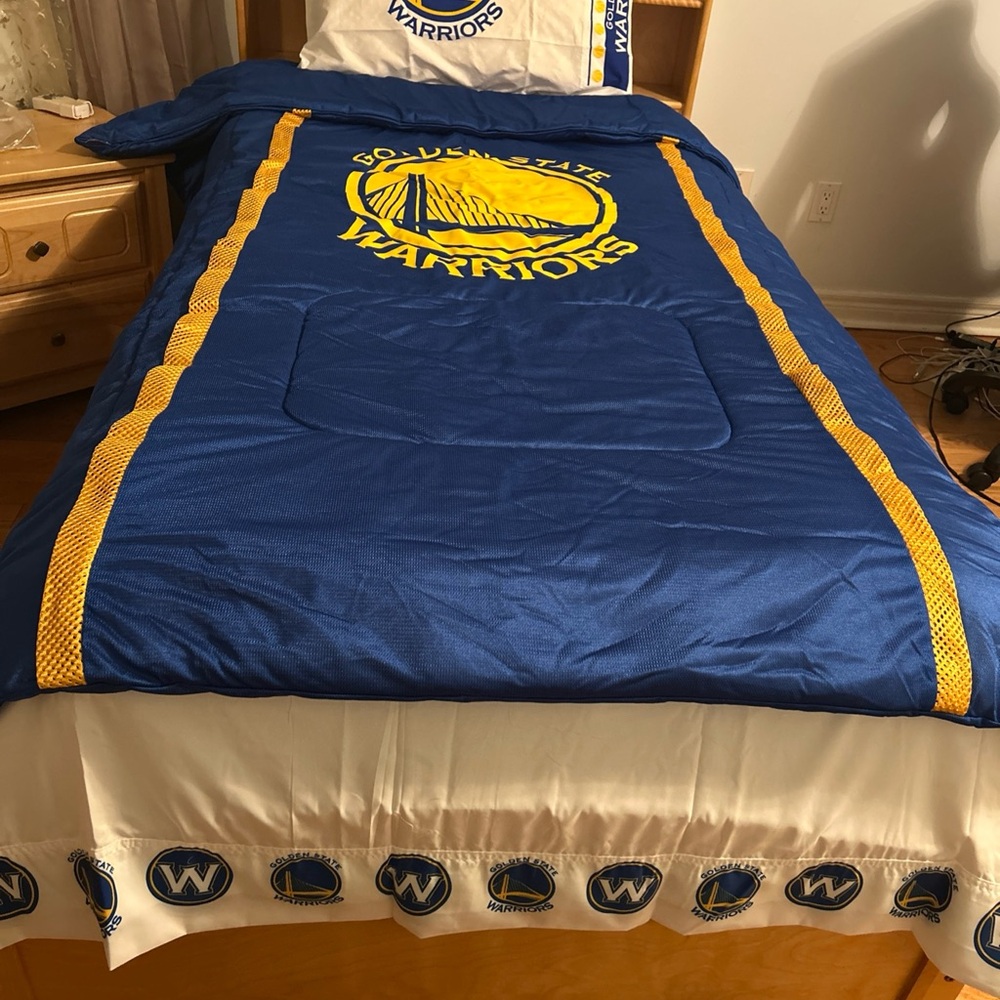 Golden State Warriors Twin Bedding Set